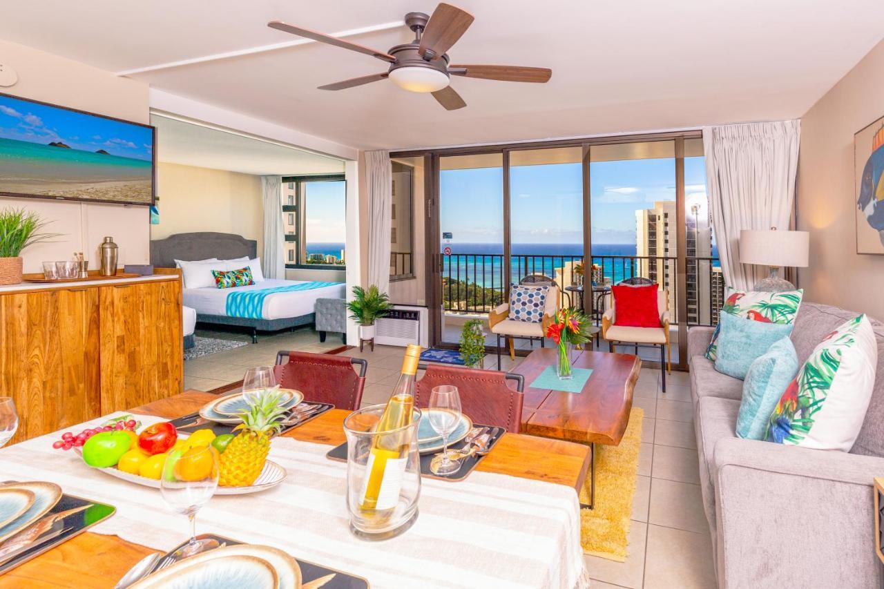Deluxe Living In Waikiki - Ocean View With Parking Honolulu