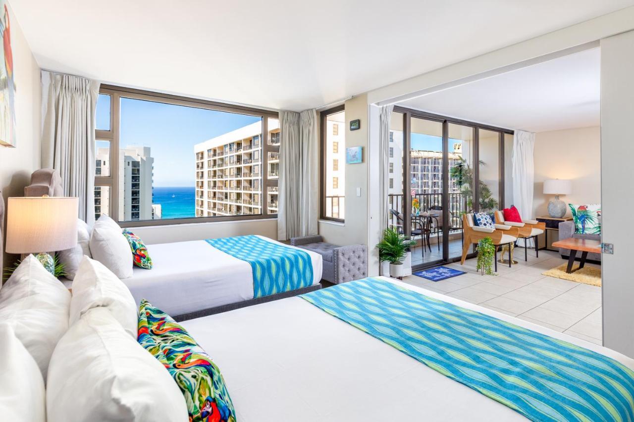 Apartment Deluxe Living In Waikiki - Ocean View With Parking
